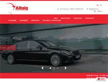 Tablet Screenshot of albsig.com.al